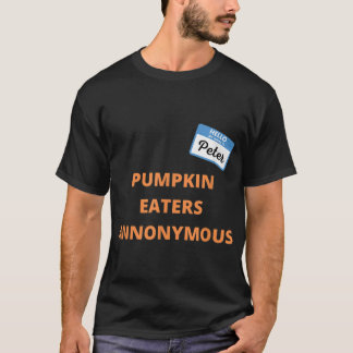 Camiseta Pumpkin Eaters Anonymous Hello My Name is Peter