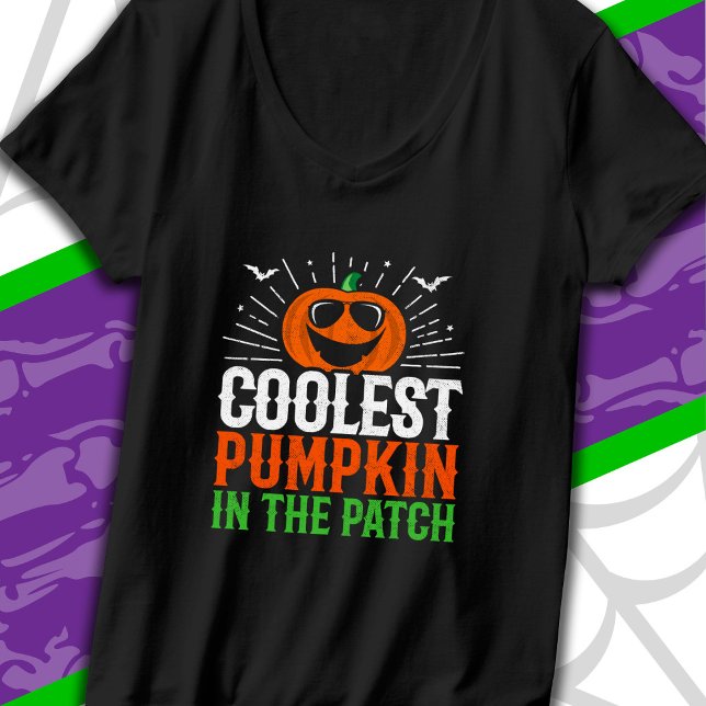 Camiseta Pumpkin Engraçado Na Festa De Halloween (Criador carregado)