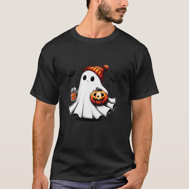 Camiseta Pumpkin especiarias amantes do macaco (Frente)