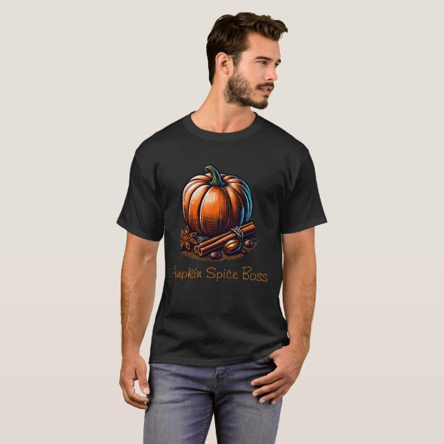 Camiseta Pumpkin especiarias Boss (Frente Completa)