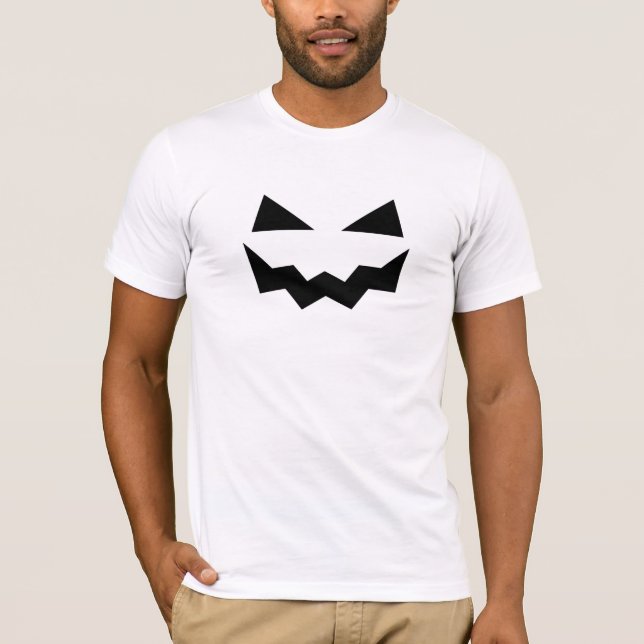 Camiseta Pumpkin Face Halloween (Frente)