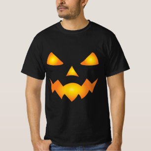 Camiseta Pumpkin Face Jack O Lanterna Halloween Spooky