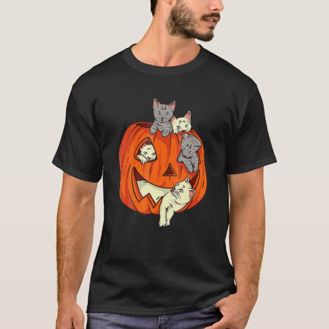 Camiseta Pumpkin Gato-Gato-Gato-Gato-Gato-Gato-Lanterna (Frente)
