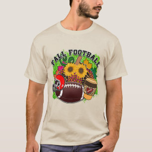 Camiseta Pumpkin, Girassol e café do Leopardo de Queda