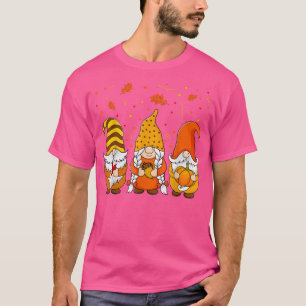 Camiseta Pumpkin Gnomos Queda do outono Cute Halloween Than