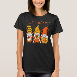 Camiseta Pumpkin Gnomos Queda do outono Cute Halloween Than