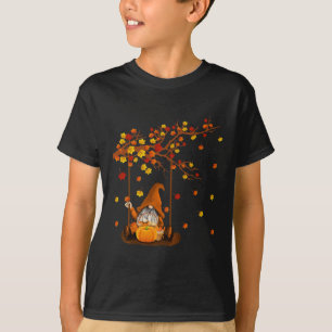Camiseta Pumpkin Gnomos Queda do outono Cute Halloween Than