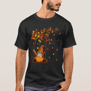 Camiseta Pumpkin Gnomos Queda do outono Cute Halloween Than