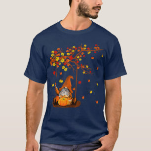 Camiseta Pumpkin Gnomos Queda do outono Cute Halloween Than