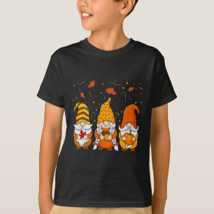 Camiseta Pumpkin Gnomos Queda do outono Cute Halloween Than