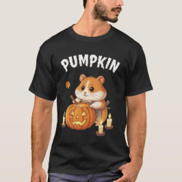 Camiseta Pumpkin – Halloween Hamster Jack-O’-Lantern Tee