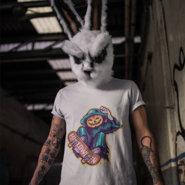 Camiseta Pumpkin Head Death (Criador carregado)