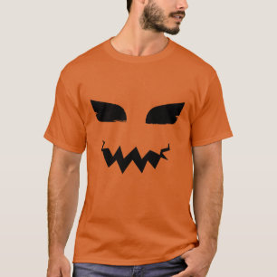 Camiseta Pumpkin Jack o Lanterna Halloween Cara assustadora