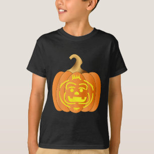 Camiseta Pumpkin Jack O Lanterna Homens do Dia das Bruxas