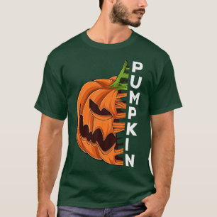 Camiseta Pumpkin Lazy Halloween Costume Scary Creepy Jack O