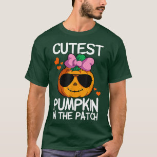 Camiseta Pumpkin Mais Corajoso Nas Crianças Patch Meninas H