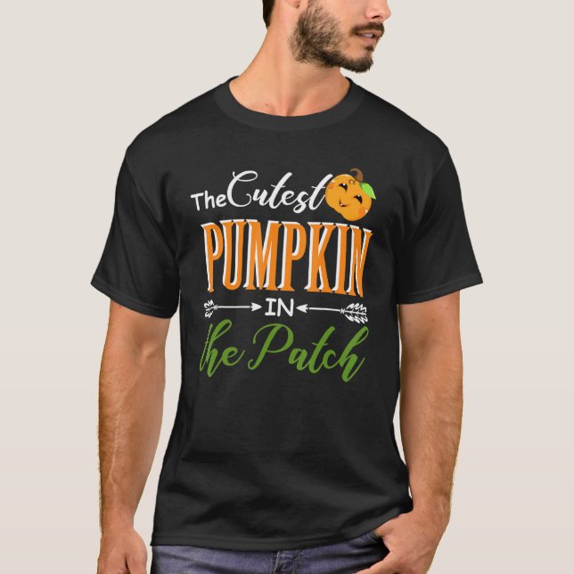 Camiseta Pumpkin Mais Corajoso No Dia Das Bruxas Para Toddl (Frente)