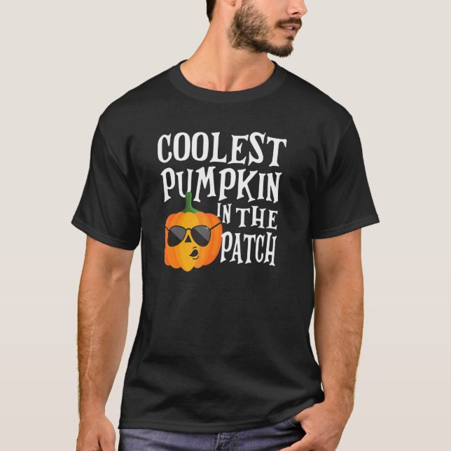 Camiseta Pumpkin Mais Fresco No Patch Halloween Figurume H (Frente)