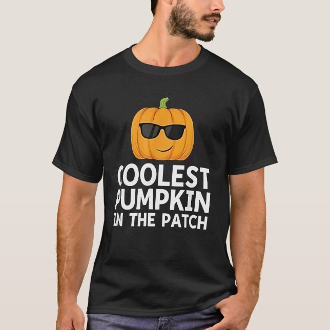 Camiseta Pumpkin mais legal nas crianças do Dia das Bruxas (Frente)