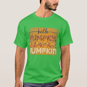 Camiseta Pumpkin outono ação 8