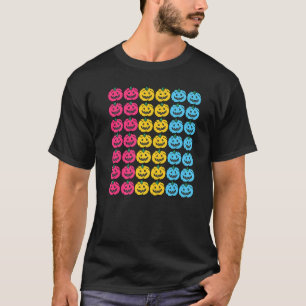 Camiseta Pumpkin Pansexual De Halloween Lgbtq Pan Gay Hallo