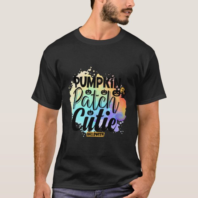 Camiseta Pumpkin Patch Cutie Halloween Fall (Frente)