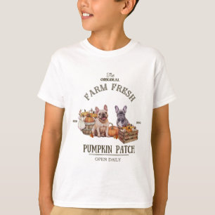 Camiseta Pumpkin Patch French Bulldog Original Fre