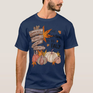 Camiseta Pumpkin Patch Hayrides Corn Maze Tis A Época De