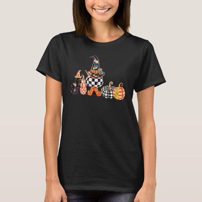 Camiseta Pumpkin Patch Pumpkins Autumn Harvest Fall Hallowe (Frente)