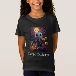 Camiseta Pumpkin Patch Skeleton Companion
