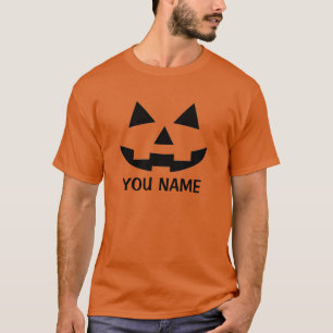 Camiseta Pumpkin personalizado do Halloween Jack o Lanterna
