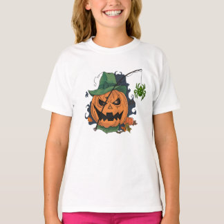Camiseta Pumpkin Pescador Dia de as Bruxas engraçado de pes