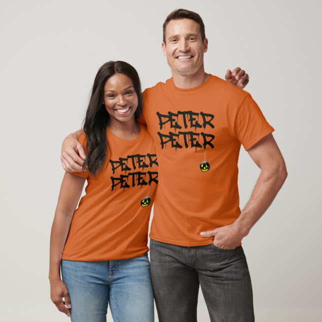 Camiseta Pumpkin Peter Halloween Costume Assustador (Unissex)