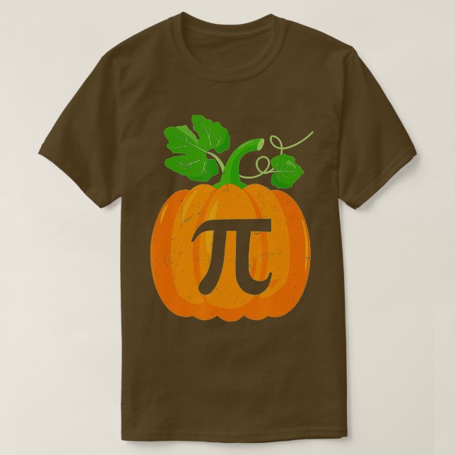 Camiseta Pumpkin Pi Professor de Matemática Halloween Filha (Frente do Design)