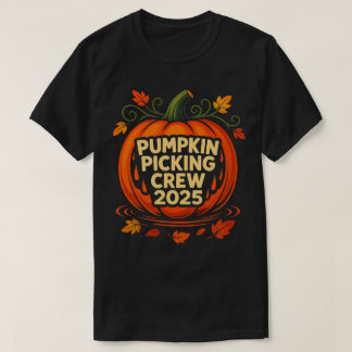 Camiseta Pumpkin Picking Crew 2025 Halloween