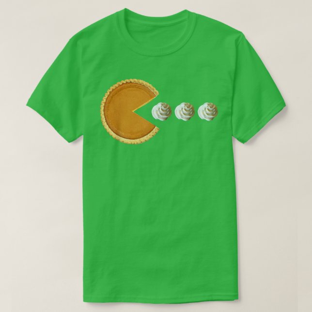 Camiseta Pumpkin Pie Eating Whipped Cream Funny Boys Thanks (Frente do Design)