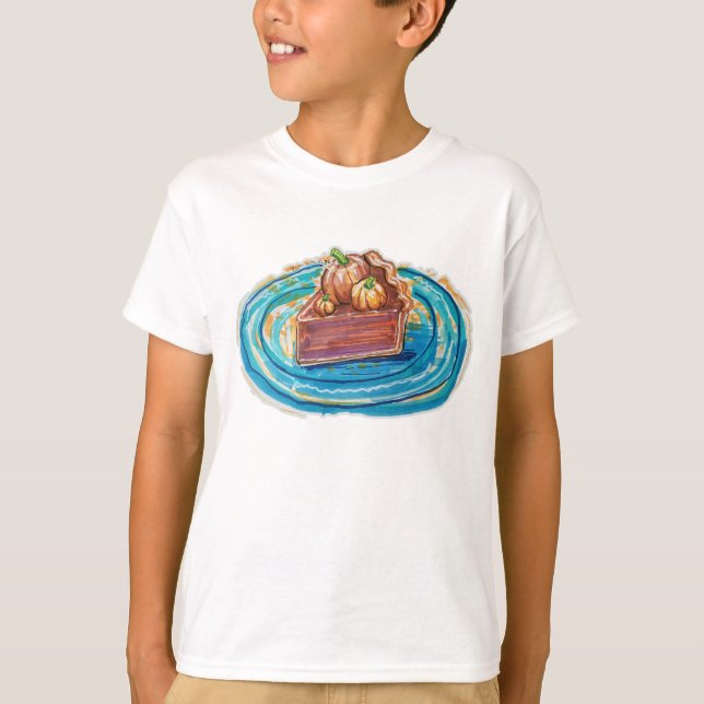 Camiseta Pumpkin Pie Slice (Frente)