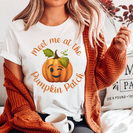 Camiseta Pumpkin Piscando Me Encontra No Pumpkin Patch