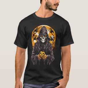 Camiseta Pumpkin Reaper A Eve de Todos os Caprinos de Um Es