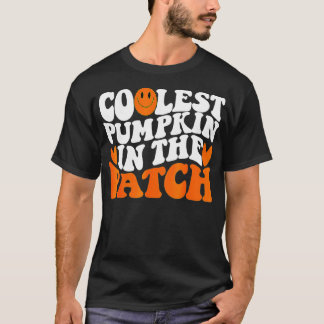 Camiseta Pumpkin Retro Mais Fresco No Dia Das Bruxas