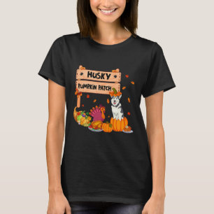 Camiseta Pumpkin rouco Cão De Ação De Graças Na Pumpkin Fa