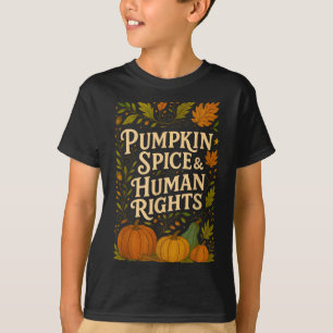 Camiseta Pumpkin Sce & Human Rights Fall Resist Feminis