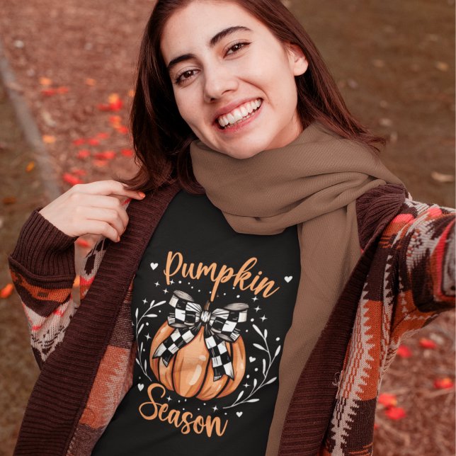 Camiseta Pumpkin Season, Fun Halloween (Criador carregado)