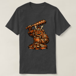 Camiseta Pumpkin Shogun — Samurai Guerreiro Engraçado de Ha