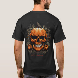Camiseta Pumpkin Skull Halloween