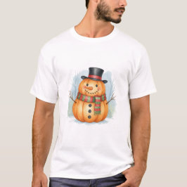 Camiseta Pumpkin snowman