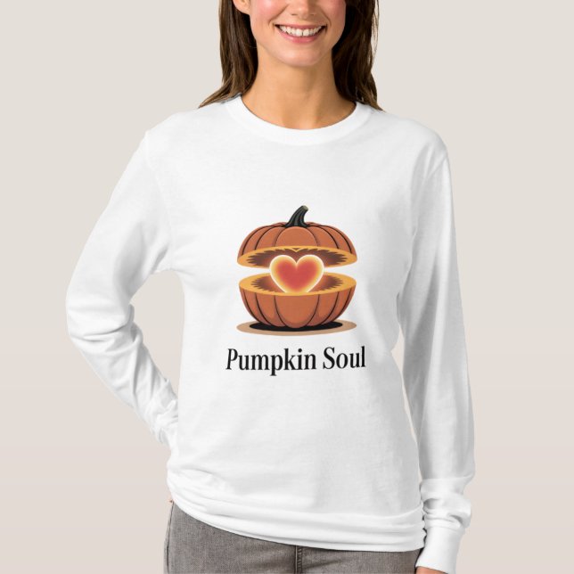 Camiseta Pumpkin Soul Autumn Sweatshirt (Frente)