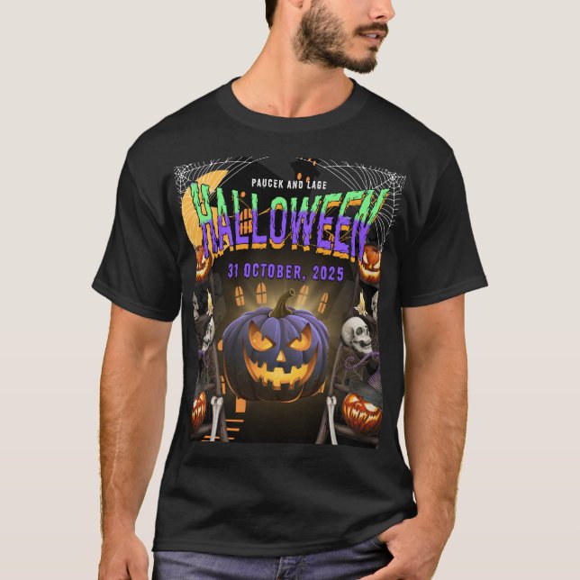 Camiseta 🎃 "Pumpkin Souls: A Chave de Manifestação" 💀 (Frente)