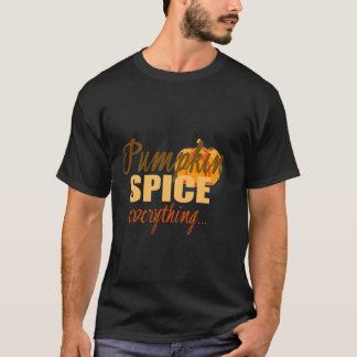 Camiseta Pumpkin Spice All T Shirt Funny Fall Flavor