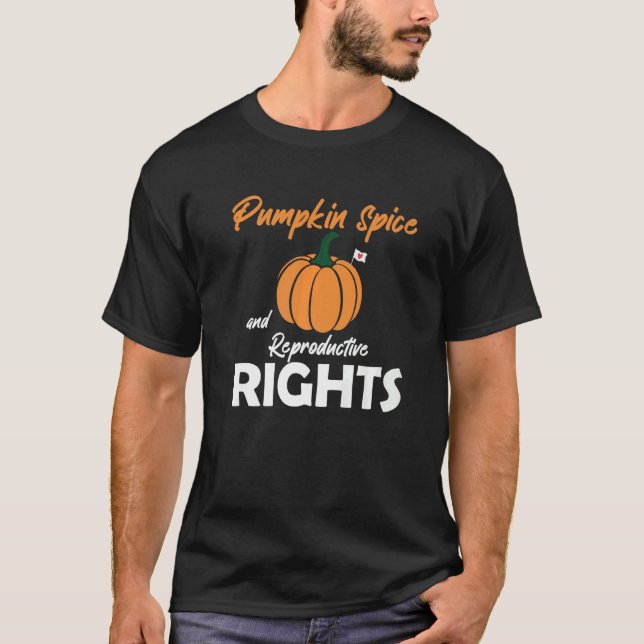 Camiseta Pumpkin Spice And Reproductive Rights Family Thank (Frente)